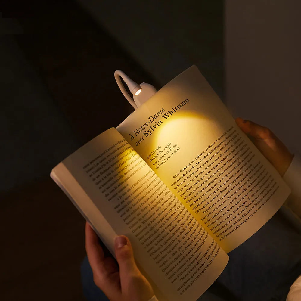 Lampa do Czytania z Klipsem USB z Obrotową Szyjką - 3