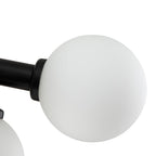 Lampa Wisząca Liniowa z 16 Kulami ze Szkła Opalowego, 90 Cm - 12