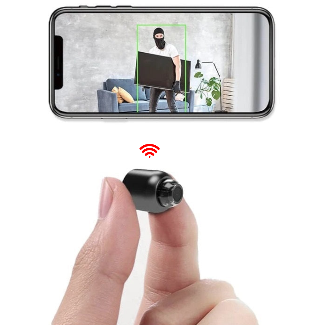 Mini Kamera WiFi do Monitoringu z Noktowizorem i Wykrywaniem Ruchu