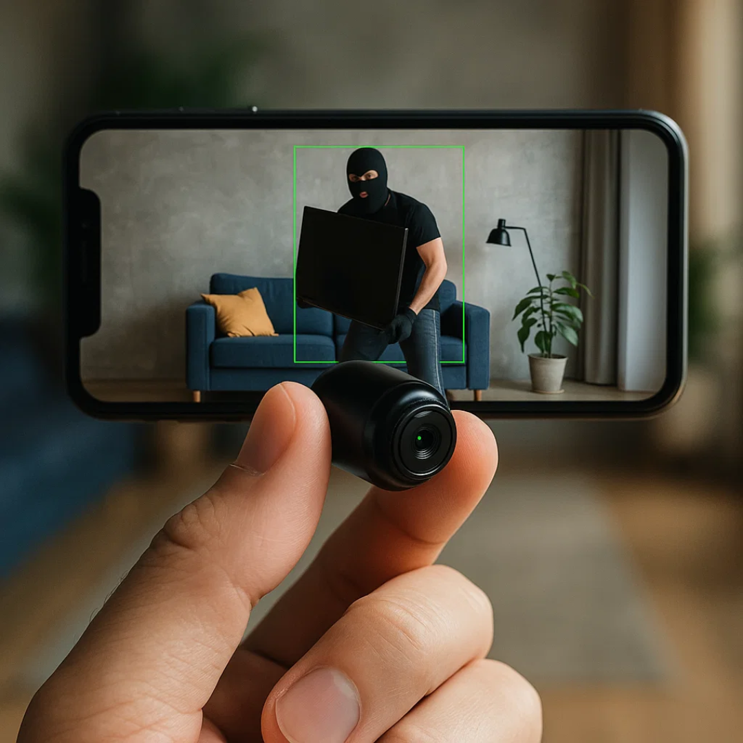 Mini Kamera WiFi do Monitoringu z Noktowizorem i Wykrywaniem Ruchu - 2