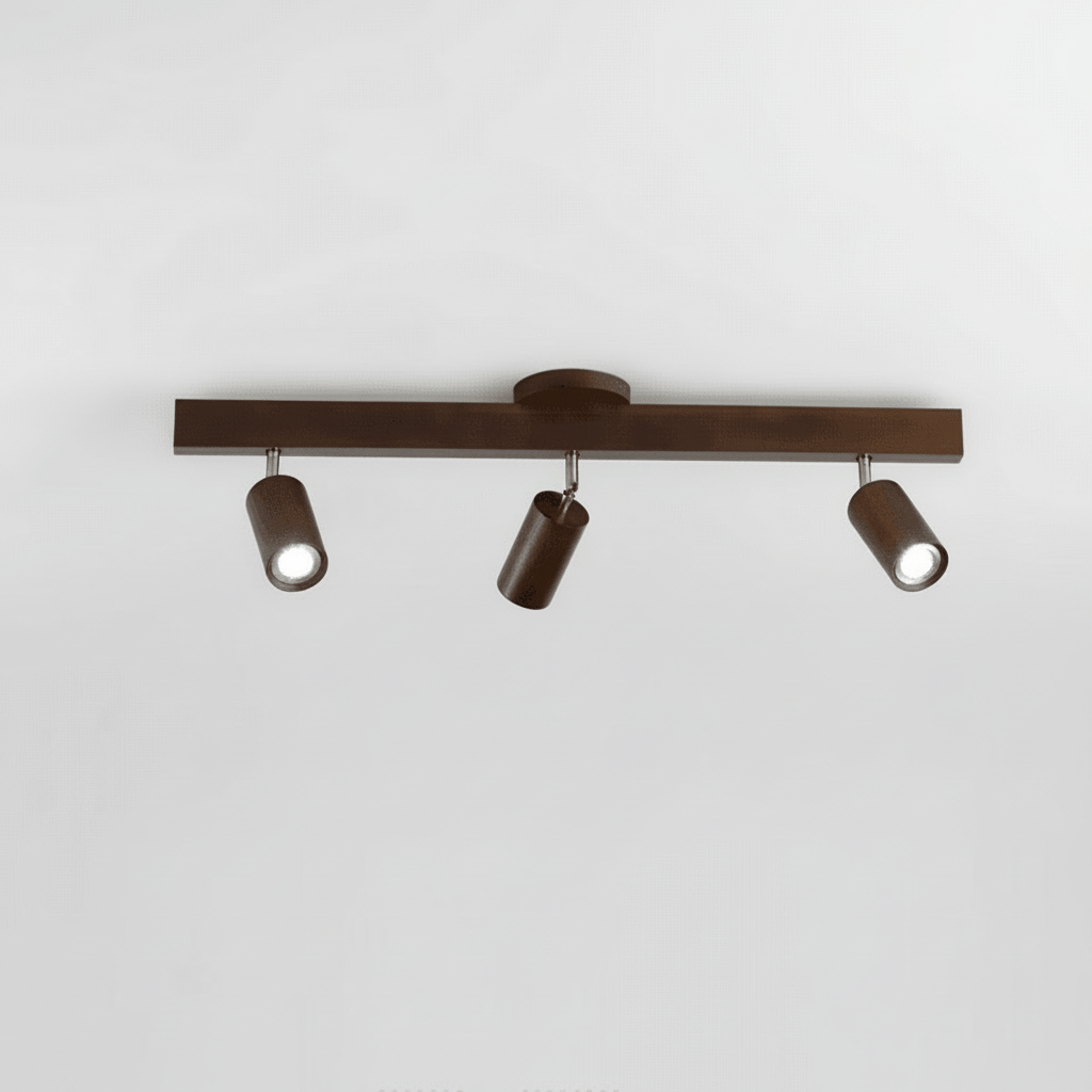 Lampa Sufitowa Minimalistyczna z Drewna Litego - Ciepłe światło