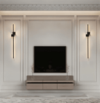 Minimalistyczna Lampa Ścienna LED ze Światłem Pośrednim - 7