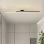 Minimalistyczna Lampa Sufitowa LED z Podwójnym Prętem Świetlnym - 11