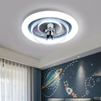 Lampa Sufitowa LED z Astronautą do Pokoju Dziecięcego - Niebieski