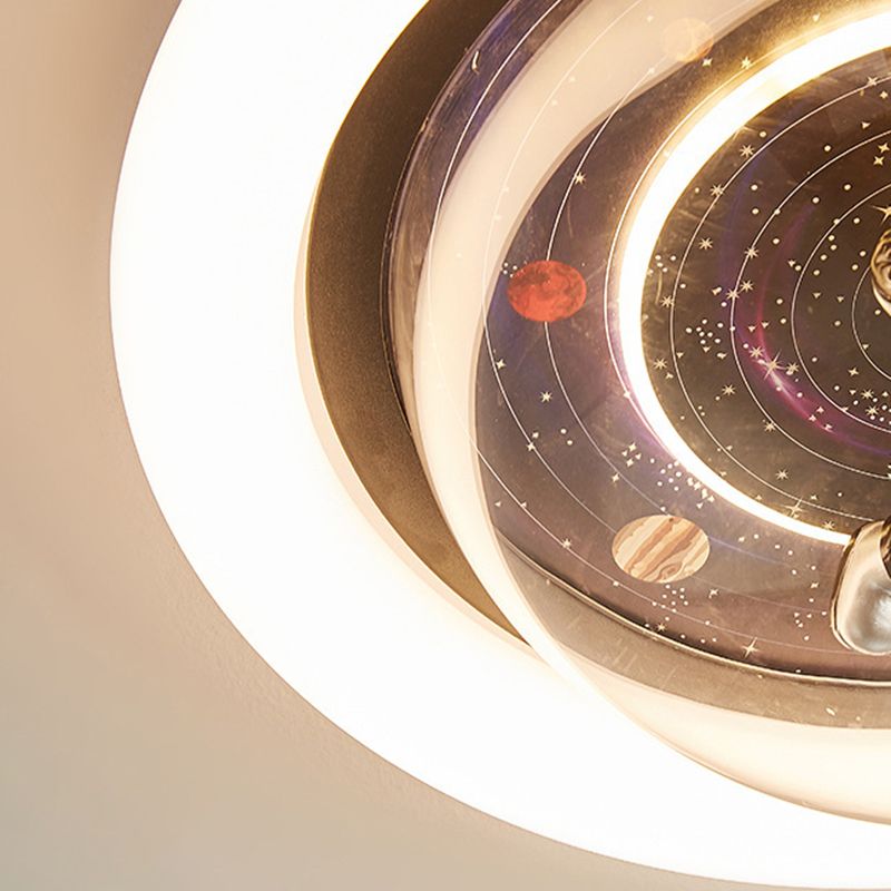 Lampa Sufitowa LED z Astronautą do Pokoju Dziecięcego - 6
