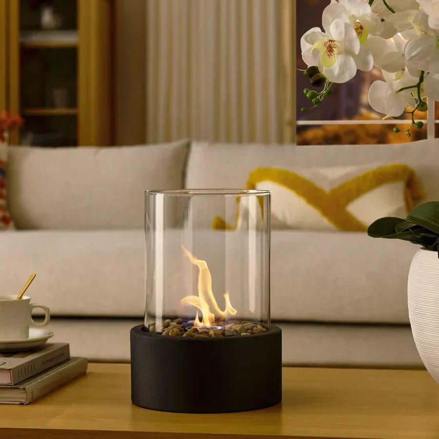 Tafelhaard Bioethanol Scandinavisch Design z Szklanym Kloszem - 6