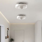 Lampa Sufitowa Szklany Dysk Matowy Mrożony Klosz G9 - 6