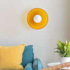 Lampa Sufitowa Szklany Dysk Matowy Mrożony Klosz G9 - 9