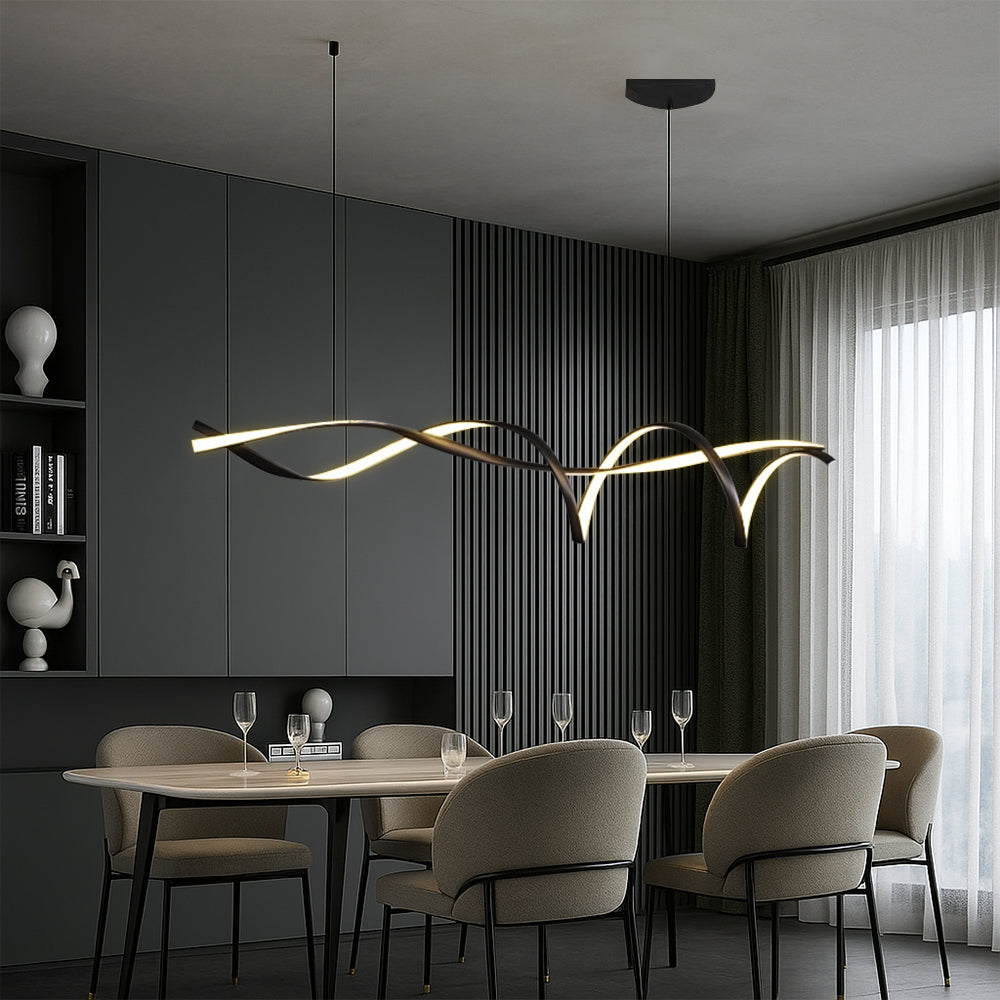 Lampa Wisząca Liniowa Skandynawska nad Stół