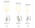 Nowoczesna Lampa Sufitowa LED z Misiem na Balonie - 9