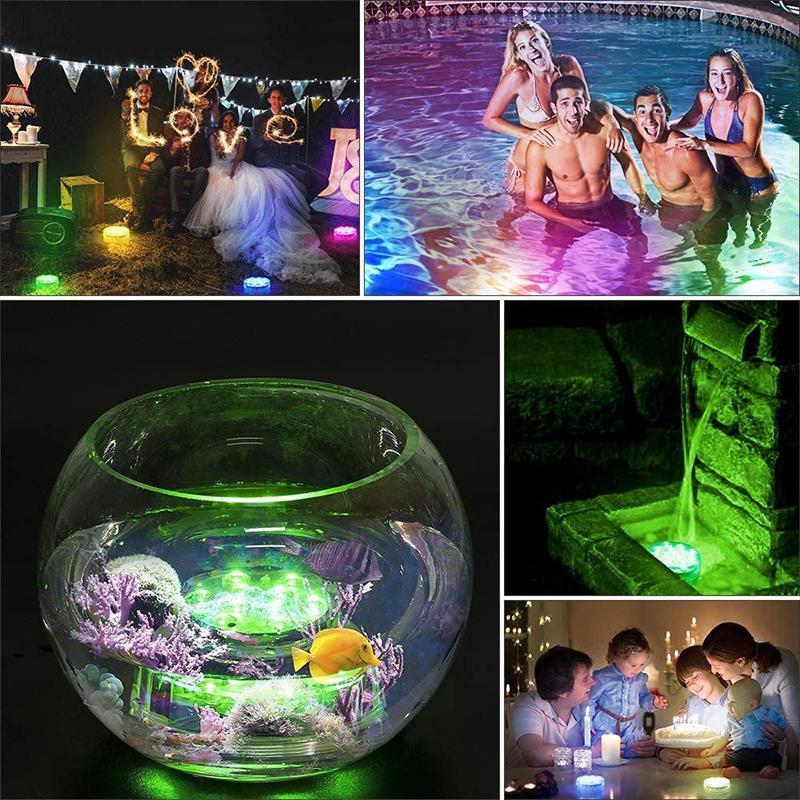 Lampa Podwodna RGB LED z Pilotem i Magnesem do Basenu - 4
