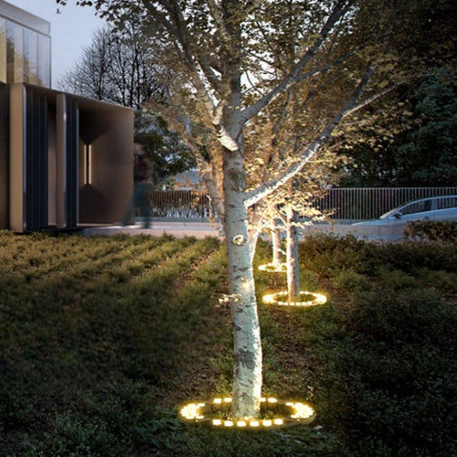 Lampa Ogrodowa LED do Podstawy Drzewa z Aluminium i Szkła