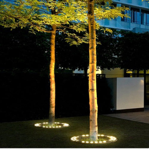 Lampa Ogrodowa LED do Podstawy Drzewa z Aluminium i Szkła - 4