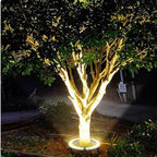 Lampa Ogrodowa LED do Podstawy Drzewa z Aluminium i Szkła - 5