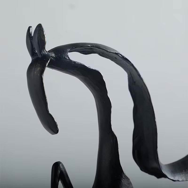 Figurka Konia Abstrakcyjna Rzeźba Metalowa - 7