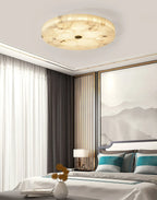Lampa Sufitowa Art Deco z Kloszem z Alabastru - 12