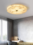 Lampa Sufitowa Art Deco z Kloszem z Alabastru - 17