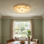 Lampa Sufitowa Art Deco z Kloszem z Alabastru - 3