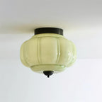 Lampa Sufitowa Art Deco ze Szklanym Kloszem - 18