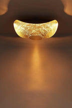 Lampa Sufitowa Art Deco z Falistym Kloszem - 5
