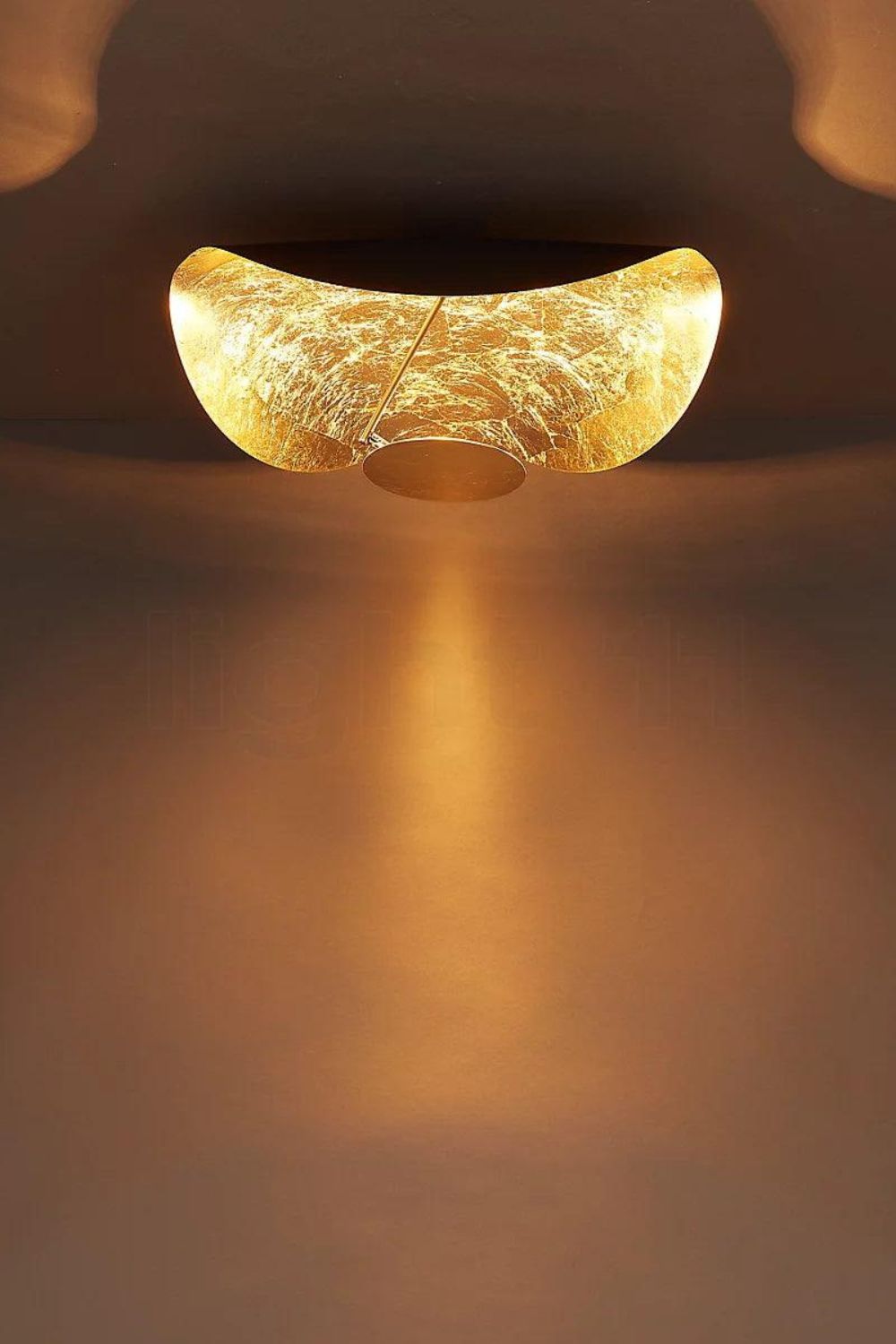 Lampa Sufitowa Art Deco z Falistym Kloszem - 5