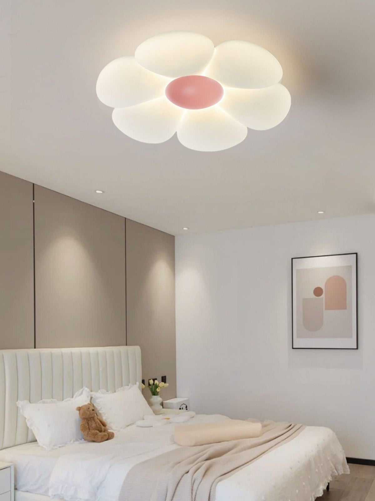 Lampa Sufitowa Kwiat z Sześcioma Płatkami LED Skandynawska - 12