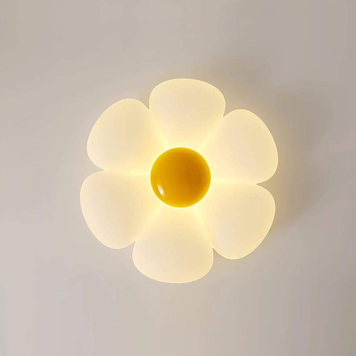 Lampa Sufitowa Kwiat z Sześcioma Płatkami LED Skandynawska - 22