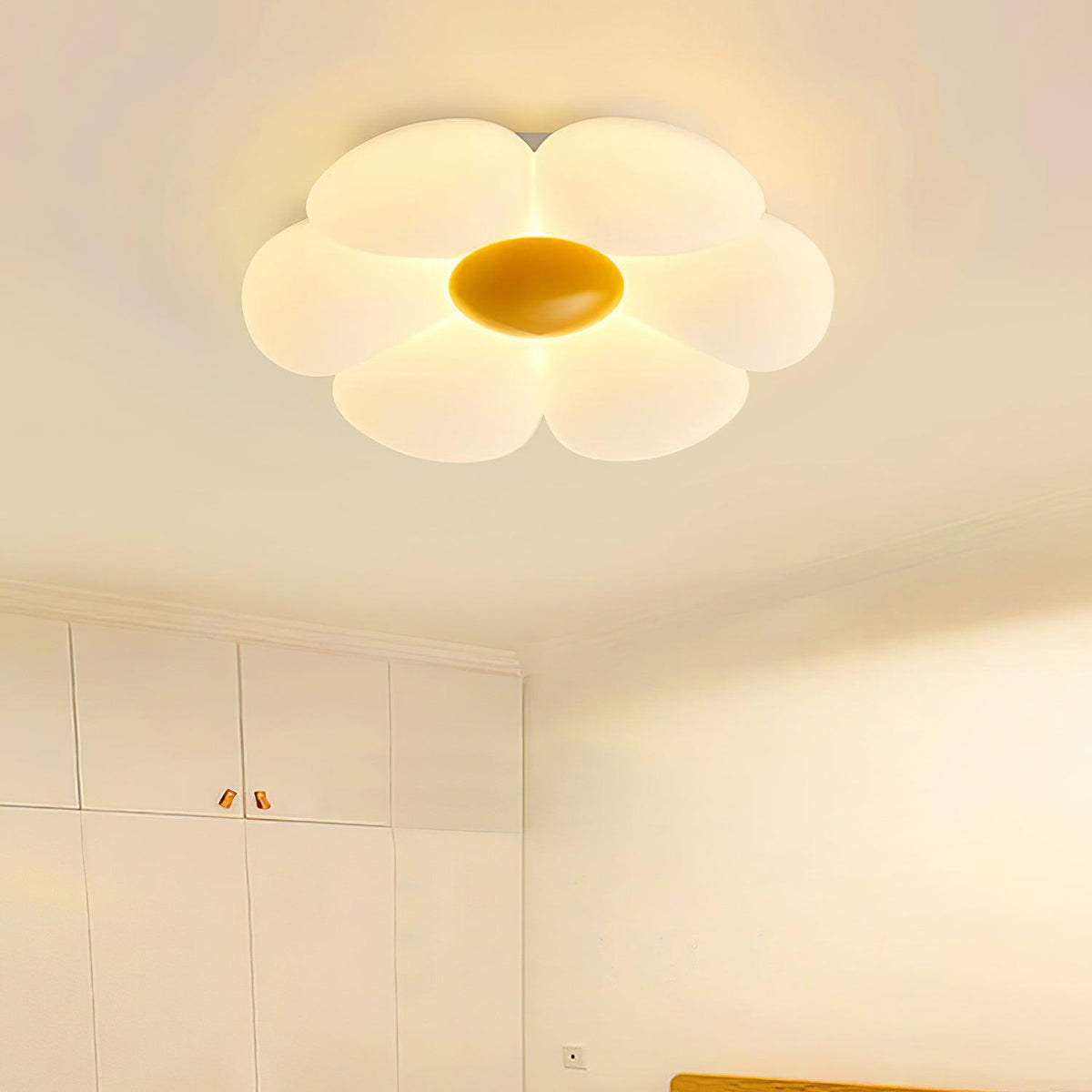 Lampa Sufitowa Kwiat z Sześcioma Płatkami LED Skandynawska - 29