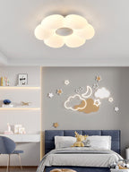 Lampa Sufitowa Kwiat z Sześcioma Płatkami LED Skandynawska - 5