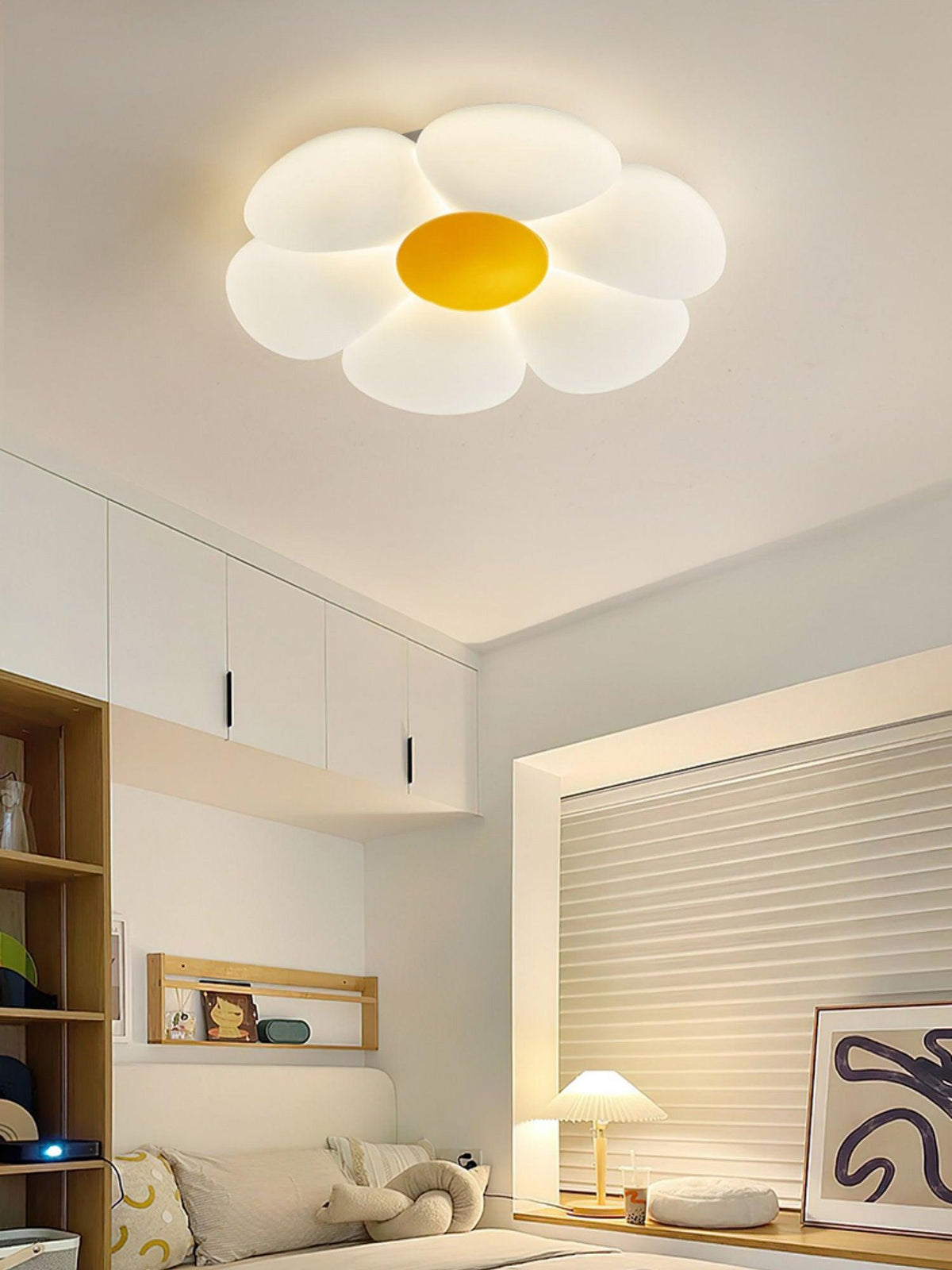 Lampa Sufitowa Kwiat z Sześcioma Płatkami LED Skandynawska - 10