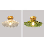 Lampa Sufitowa Bohemian ze Szklanym Kloszem w Kształcie Kwiatu - 9