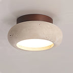 Lampa Sufitowa Bohemian z Okrągłym Kloszem z Trawertynu - 16