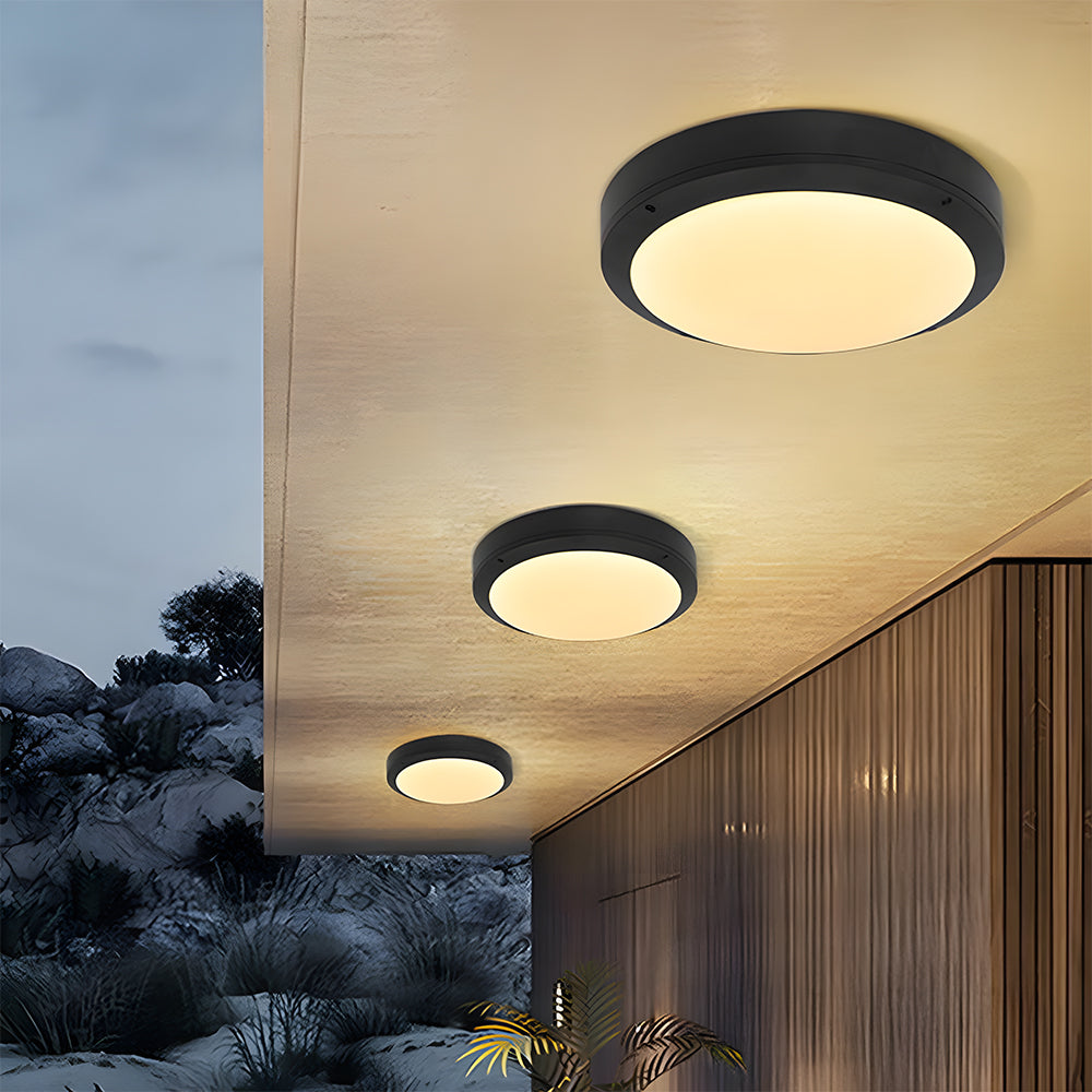Lampa Sufitowa Zewnętrzna Minimalistyczna z Certyfikatem IP65 - 13