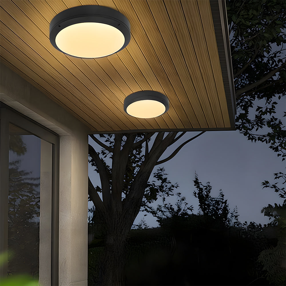 Lampa Sufitowa Zewnętrzna Minimalistyczna z Certyfikatem IP65 - 14