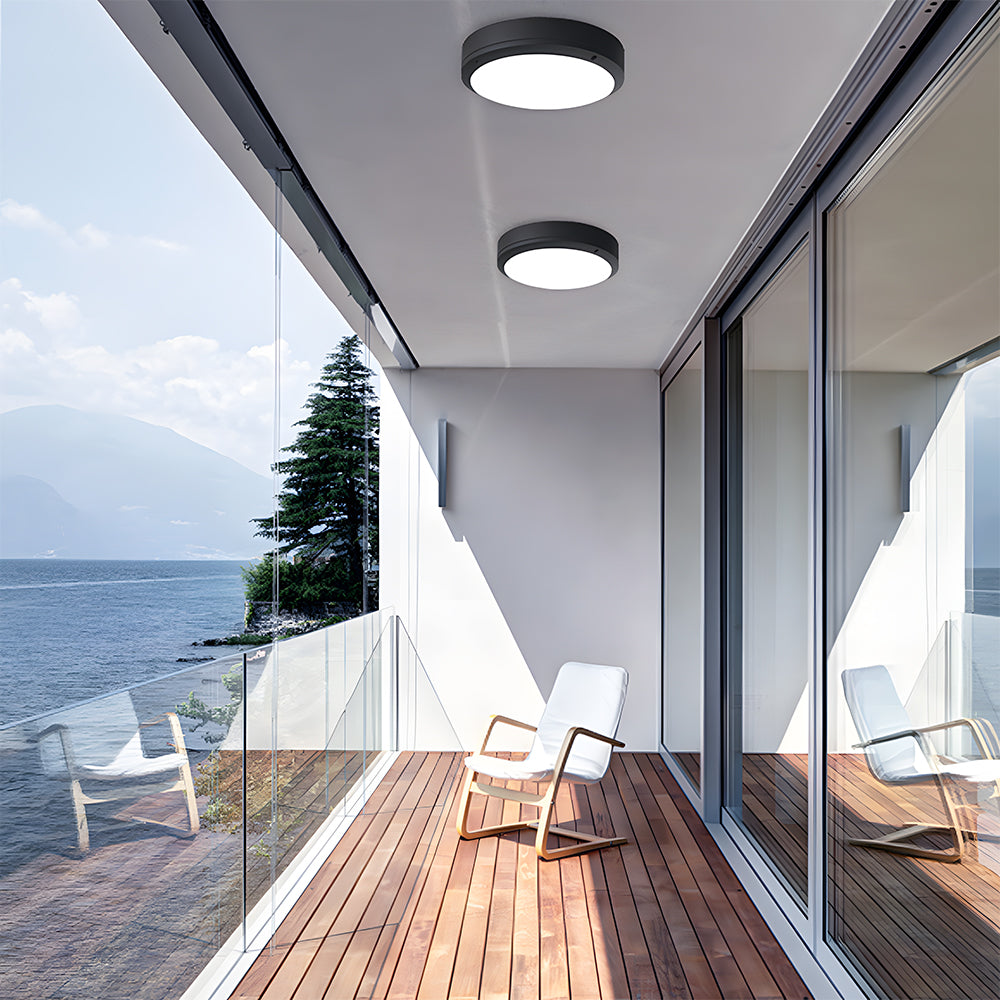 Lampa Sufitowa Zewnętrzna Minimalistyczna z Certyfikatem IP65 - 5