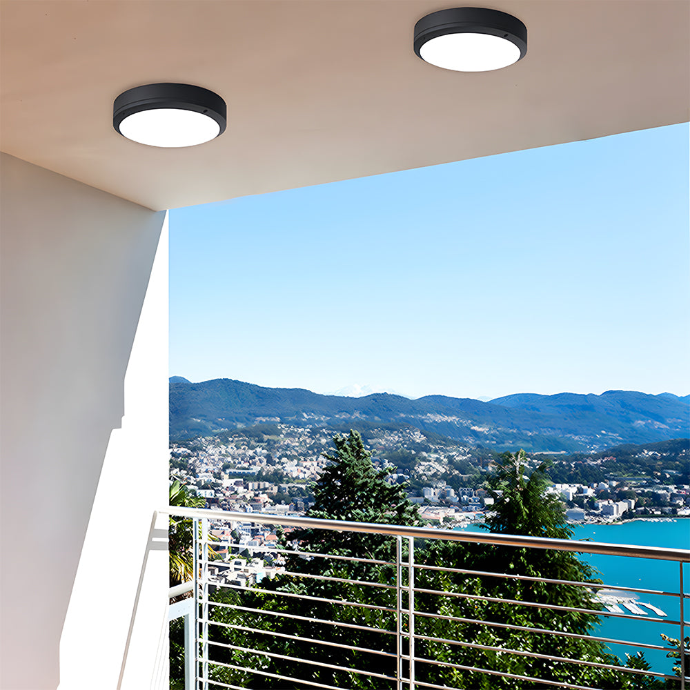 Lampa Sufitowa Zewnętrzna Minimalistyczna z Certyfikatem IP65 - 7