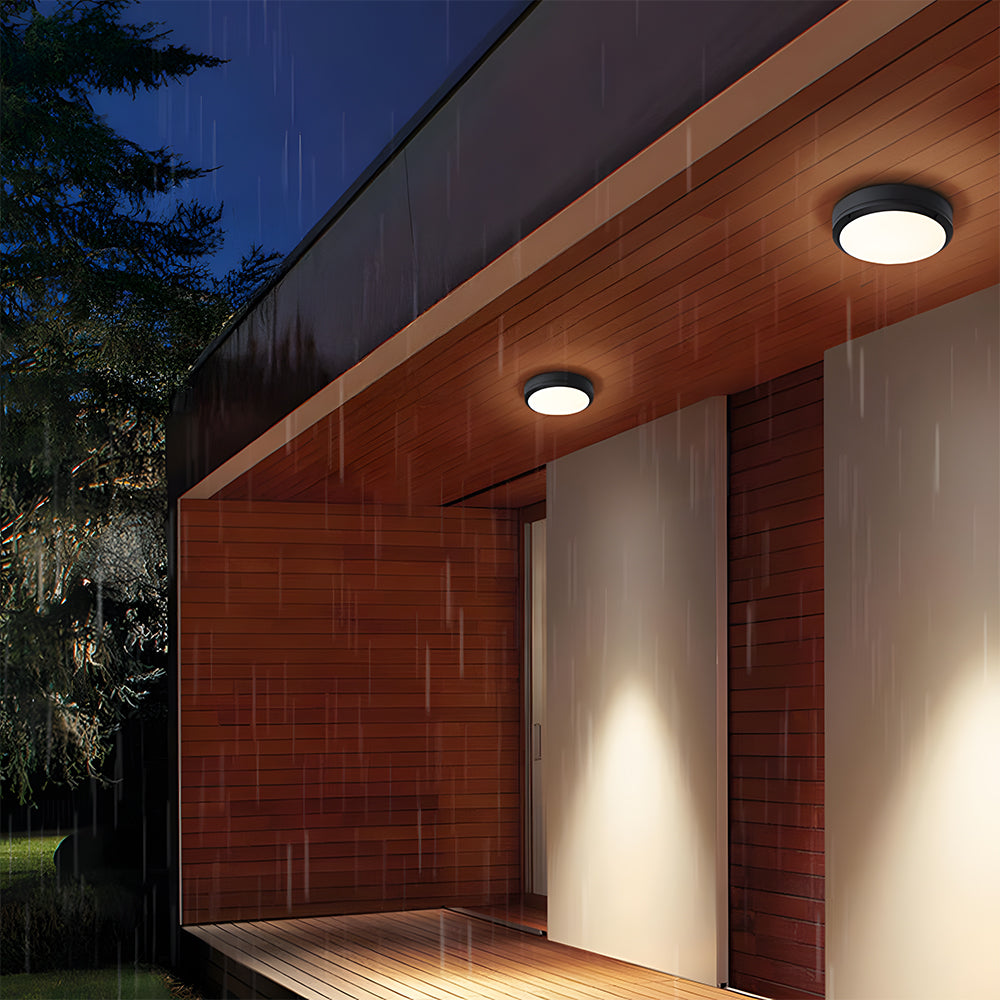 Lampa Sufitowa Zewnętrzna Minimalistyczna z Certyfikatem IP65 - 9