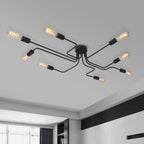 Lampa Sufitowa Sputnik Industrialna z 8 Punktami Świetlnymi