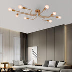 Lampa Sufitowa Sputnik Industrialna z 8 Punktami Świetlnymi - 3