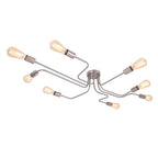 Lampa Sufitowa Sputnik Industrialna z 8 Punktami Świetlnymi - 5