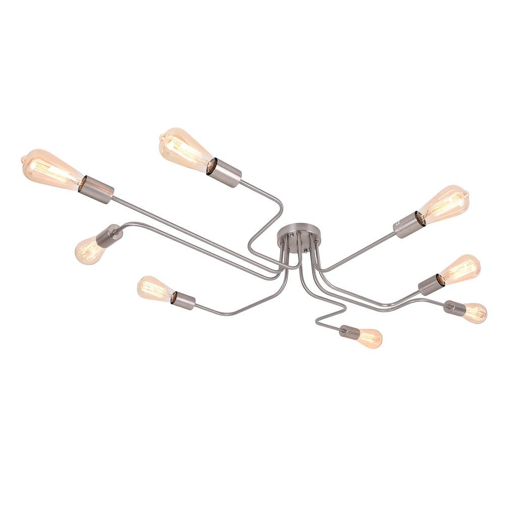 Lampa Sufitowa Sputnik Industrialna z 8 Punktami Świetlnymi - 5