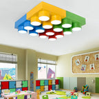 Lampa Sufitowa Dziecięca Klockowa z Wbudowanym LED - 12
