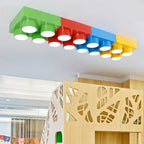 Lampa Sufitowa Dziecięca Klockowa z Wbudowanym LED - 13