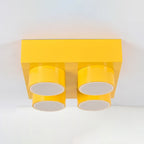 Lampa Sufitowa Dziecięca Klockowa z Wbudowanym LED - 4 - Żółty