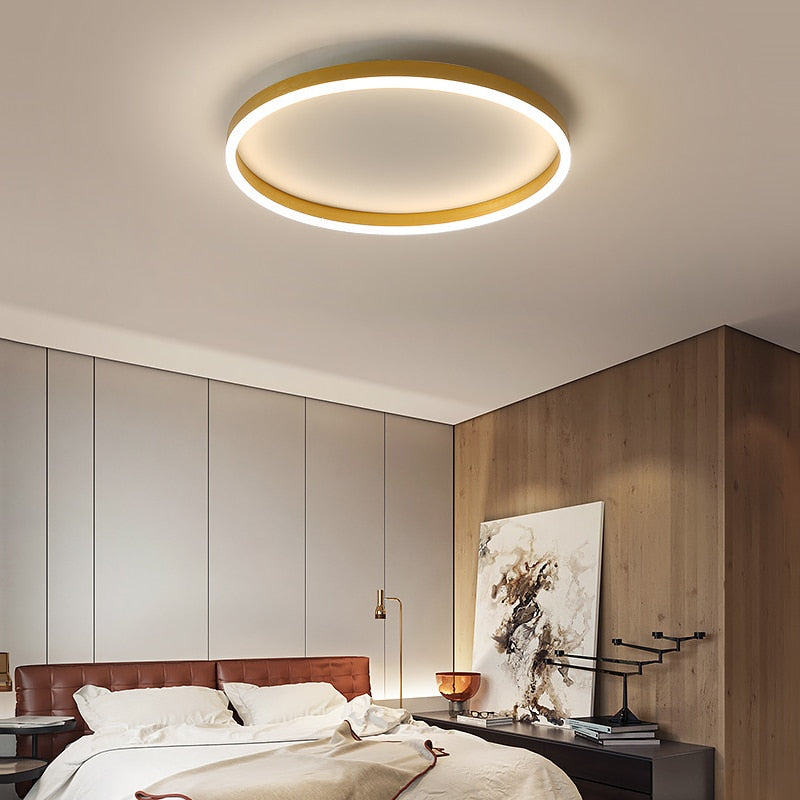 Lampa Sufitowa LED Okrągła Nowoczesna Ściemnialna z Pilotem - 3