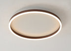 Lampa Sufitowa LED Okrągła Nowoczesna Ściemnialna z Pilotem - Brązowy