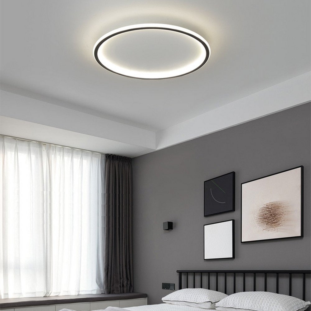 Lampa Sufitowa LED Okrągła Nowoczesna Ściemnialna z Pilotem - 9