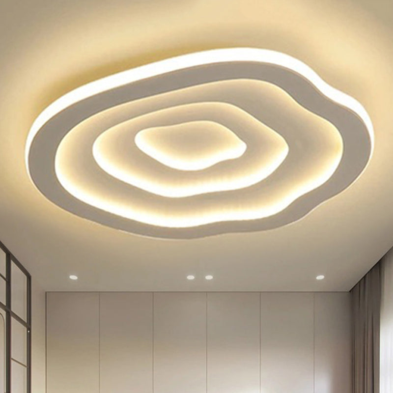 Lampa Sufitowa Minimalistyczna Organiczny Kształt z Diodami LED