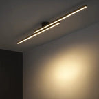 Lampa Sufitowa Minimalistyczna LED z Podwójnym Paskiem Świetlnym