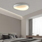 Lampa Sufitowa LED Okrągła Minimalistyczna z Trzema Barwami Światła - Szary